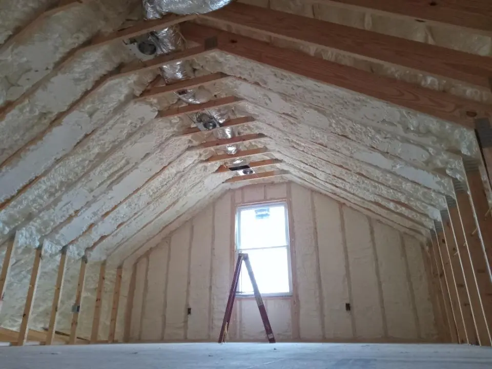 Spray foam roofing application for Crawl Space Insulation project in Cortez